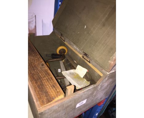 A joiners toolbox with tools 