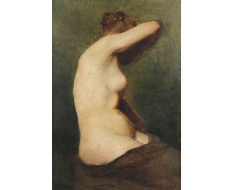 MALER UM 1900, "Weiblicher Akt", Öl/Lwd., 93 x 65, R. 