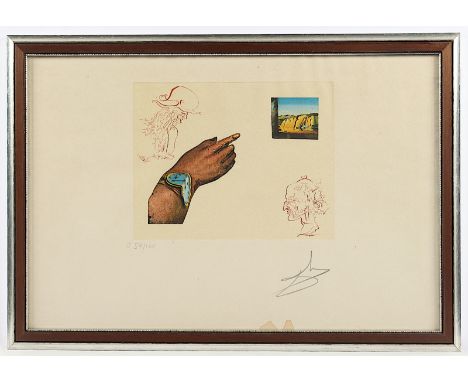 DALI, Salvador, "One's identity", aus The cycles of life, Original-Farbradierung, 20,5 x 26,5, nummeriert G 59/125, handsigni