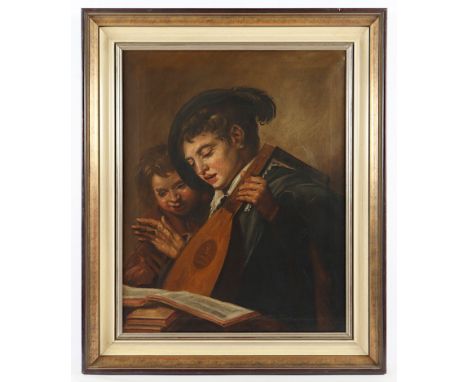 HALS, Frans (ca.1580/85-1666), Kopie E.19.Jh. nach "Die singenden Knaben", Öl/Lwd., 68 x 53, R. 