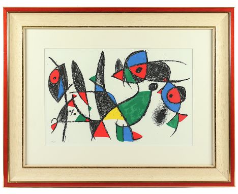 MIRO, Joan, "o.T.", Original-Farblithografie, 33 x 49, nummeriert 97/150, aus "Lithograph II", WV Cramer 198, R. 