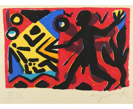 PENCK, A.R., "o.T.", Serigrafie, 30 x 45, nummeriert IV/X, handsigniert, R. 