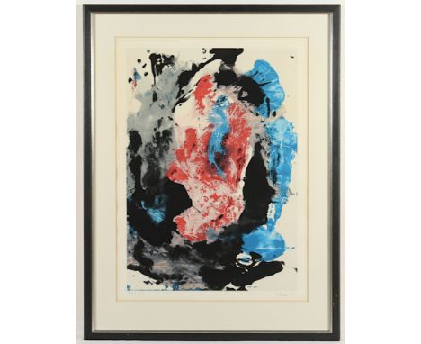 THIELER, Fred, "o.T.", Original-Farblithografie, 70 x 49, nummeriert 19/30, handsigniert und datiert '85, R. 