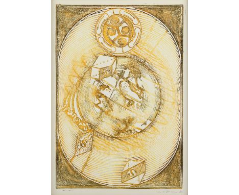 ERNST, Max, aus "Lewis Carrolls Wunderhorn", Original-Farblithografie, ca. 40 x 27, bez.e.a., handsigniert, 1970, WV Spies/Le