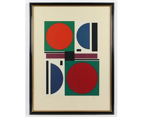 HERBIN, Auguste, "Été", Farbserigrafie, 46 x 34,5, bet., EA 1/3, handsigniert und datiert 1959, R. 