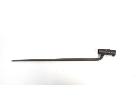 A Martini-Enfield 1853 pattern socket bayonet