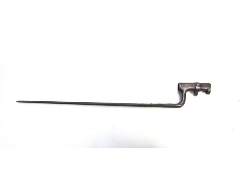 A mid 19th Century US socket bayonet, stamped US