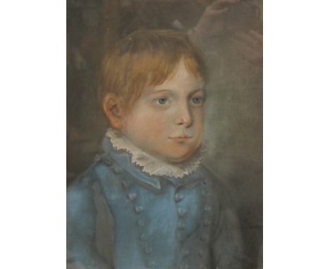 ENGLISH SCHOOL, A Portrait of a Choir Boy, watercolour, framed and glazed. 29.5 x 39.5 cm.