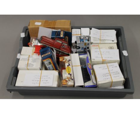 Approximately 28 Corgi and Matchbox vehicles, etc, mostly boxed.