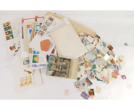 Various stamps, first day covers, etc, stamps, Canadian including a rare as withdrawn from issue, other Canadian covers, etc.