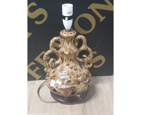 A NICE WEST GERMAN TABLE LAMP 14.5 INCHES