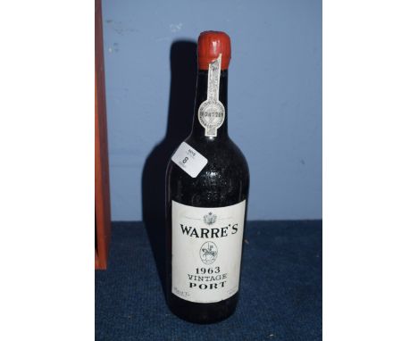 1 bt 1963 Warre Vintage Port 