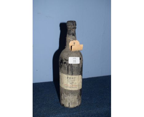 1 bt 1960 Graham Vintage Port with embossed wax capsule 