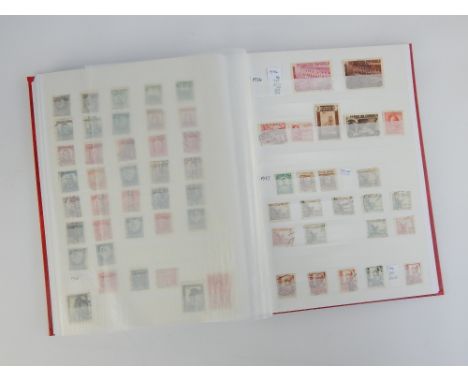 Collection of European stamps, mint and used 1855-1956, within a large stock book