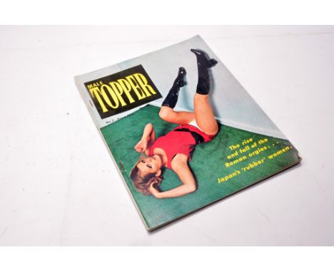 Adult vintage glamour book / magazine group comprising 1 issues of  Male Topper. Incluces issue no. 2.