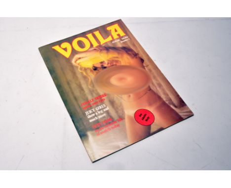 Adult vintage glamour book / magazine group comprising 1 issues of Voila. Issue number 2.