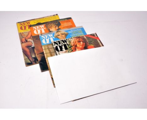 Adult vintage glamour book / magazine group comprising 4 issues of  New QT. Volume 2, Issue number 1 &amp; Volume 3: selectio