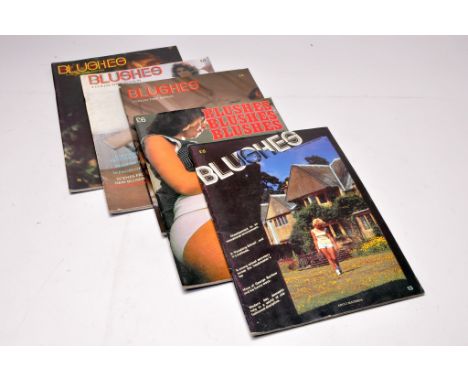 Adult vintage glamour book / magazine group comprising 5 issues of  Blushes Collector's Edition. Issues 2 and 4 plus collecto