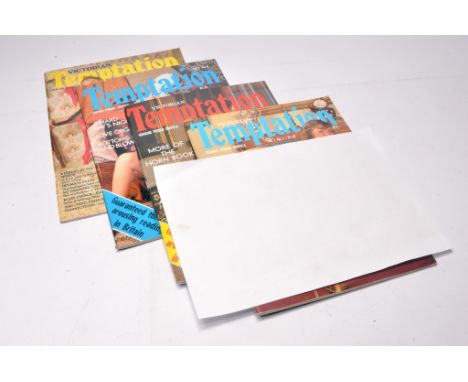 Adult vintage glamour book / magazine group comprising 4 issues of  Victorian Temptation. Excellent condition. Volume 1, issu