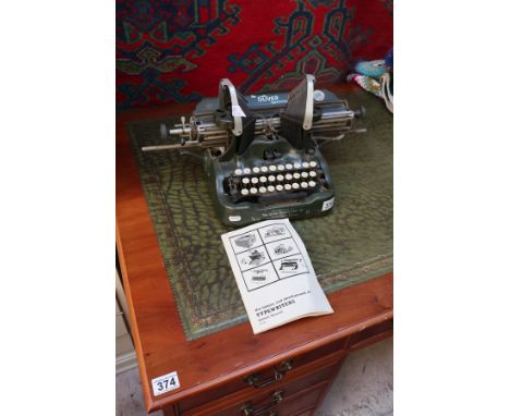 Early typewriter