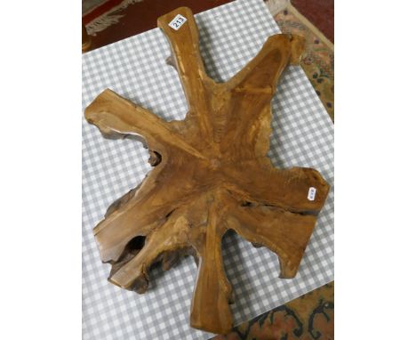 Unusual tree trunk wall hanging