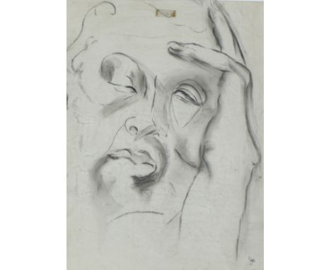 Jean Shepeard (British, 1904-1989): A collection of pencil sketches of Ronald Ossory Dunlop (Irish, 1894-1973), a charcoal po