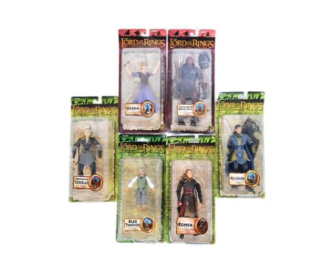 Lord of The Rings - x6 Toy Biz Toy Biz made LOTR Lord Of The Rings action figures to include: No. 81401 Crossbow Uruk-Hai wit