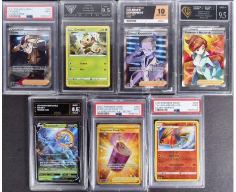 Pokemon Trading Card Game - a collection of graded card slabs from PSA, Ace Grading, Universal Grading Company and Get Graded