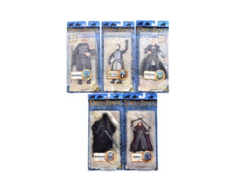 Lord Of The Rings - a collection of x5 Toy Biz LOTR Lord of The Rings (The Return of The King) poseable action figures to inc