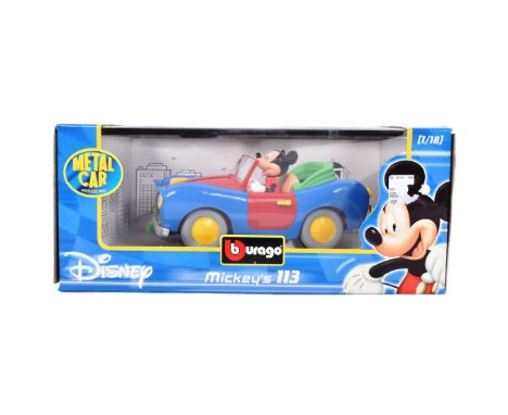 Bburago - Disney Collection - a Disney licensed diecast medal model featuring Mickey Mouse ' Mickey's 113 '. Contents mint, u