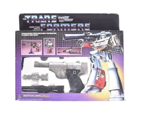 Transformers - a vintage 1980s (1984) Hasbro made G1 Transformers playset action figure No. 5793 Decepticon Leader - Megatron