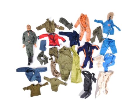 Action Man - an original vintage Palitoy made Action Man figure, being a blonde flocked bearded version with Eagle Eyes. Alon