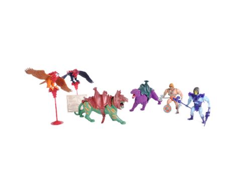MOTU - a collection of vintage 1980s Mattel made He-Man Masters of the Universe playset action figures comprising; Sketelor a