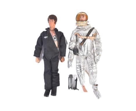 Action Man - two vintage Palitoy Action Man action figures comprising a 1967 painted head Astronaut with space suit, helmet a