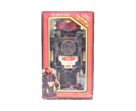 Retro Toys - a vintage Tommy battery operated Atomic Robot model No. 2130. Bump N Go action, flashing eyes, moveable head and