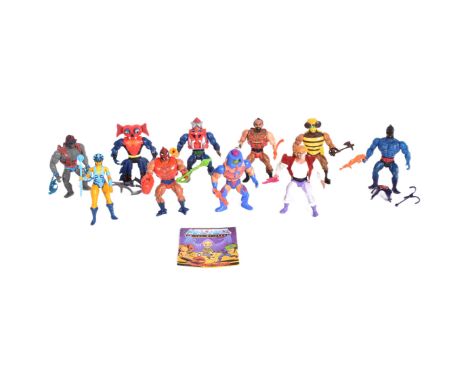 MOTU - a collection of vintage 1980s Mattel made He-Man Masters of the Universe playset action figures comprising; Clawful, M