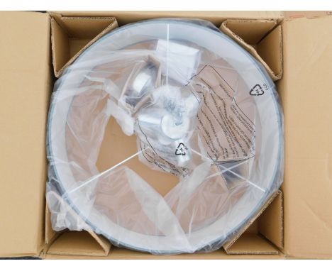 A Zipcode Design Kaylyn Andria grey three light ceiling light, RRP £74.99.