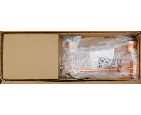 A Breakwater Bay Brookings three light kitchen island copper effect pendant light, RRP £122.99.