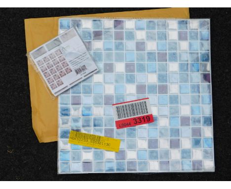 Various PVC mosaic tiles, to include two Canora Grey Jarrell 10cm x 10cm PVC mosaic tiles, RRP £18.99 each, and a Mercury Row