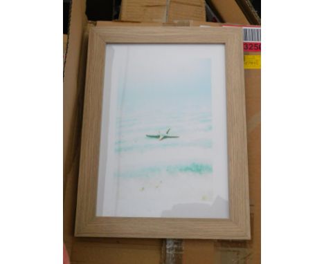An East Urban Home 'Starfish and Seashells' framed print, RRP £25.99.