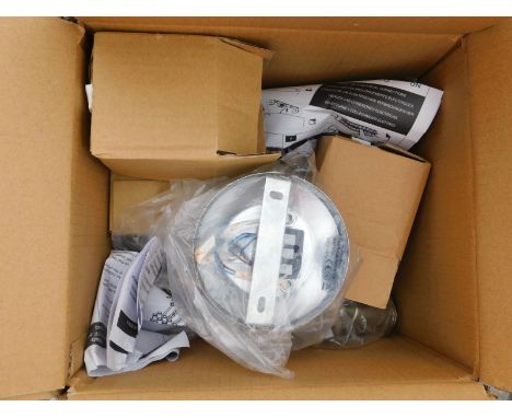 A metal finish Mack and Milo Koloil LED ceiling lamp, RRP £109.99.