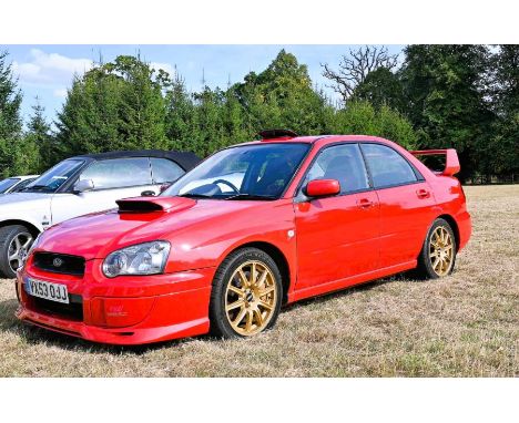 2003 Subaru Impreza WRX STi Spec C Limited Prototype/Press car Make: Model: Year: 2003 Colour: Red Mileage: 92,800 Registrati