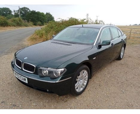 2002 BMW 745Li LWB 19k from new Make: BMW Model: 745 LI Auto Year: 2002 Colour: Green Mileage: Registration: HF52 EAM Engine 