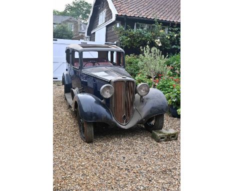 1934-35 Standard R16 deluxe saloon (project) Make:  Model: Year: 1934 Colour: Mileage: Registration: Engine Number: Chassis N