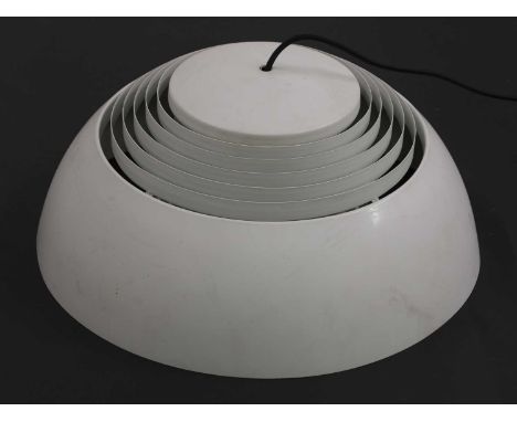 A Louis Poulsen hanging pendant lamp , with four screw bulb fixings, 50cm diameter