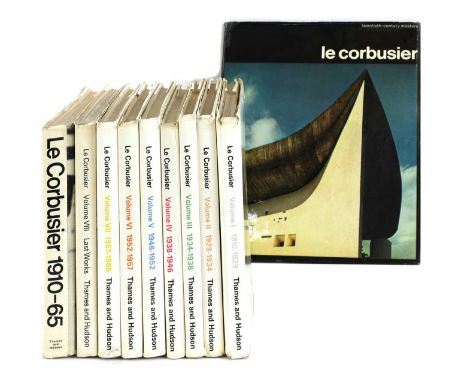 Le Corbusier, 'The Complete Architectural Works' , set of eight, Thames and Hudson, and 'Le Corbusier 1910-1965' (9)