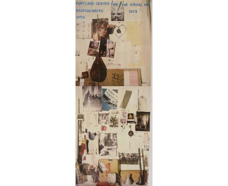 Robert Rauschenberg (American, 1925-2008) 'Portland Center for Visual Art', 1979 Colour lithograph 189 x 76cm, unmounted, rol