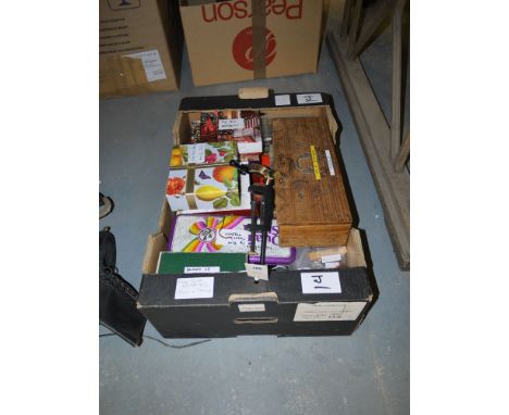 A large collection of fly tying materials; tools; etc.