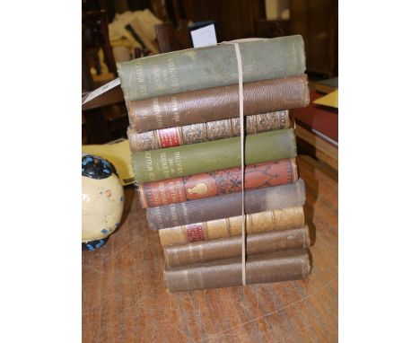 Nine books, including: The Cruise Of The Betsey; First Impressions Of England; Footprints Of The Creator; Scenes & Legends; e