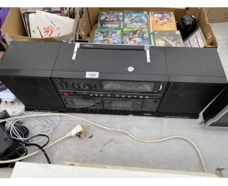 A RETRO SAISHO STEREO WITH 2 WAY 4 SPEAKER SYSTEM 